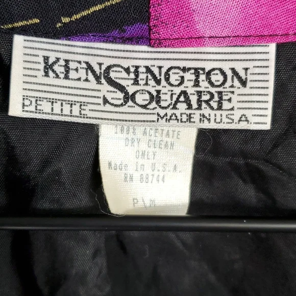 Vintage | Kensington Square 80s Pink and Purple Blazer Jacket - Picture 2 of 9